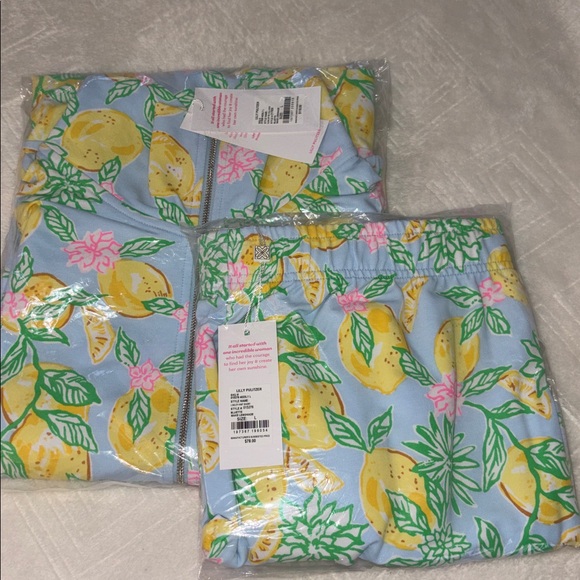 NWT Lilly Pulitzer Set in Bluette Make Lemonade size Large - Picture 6 of 11